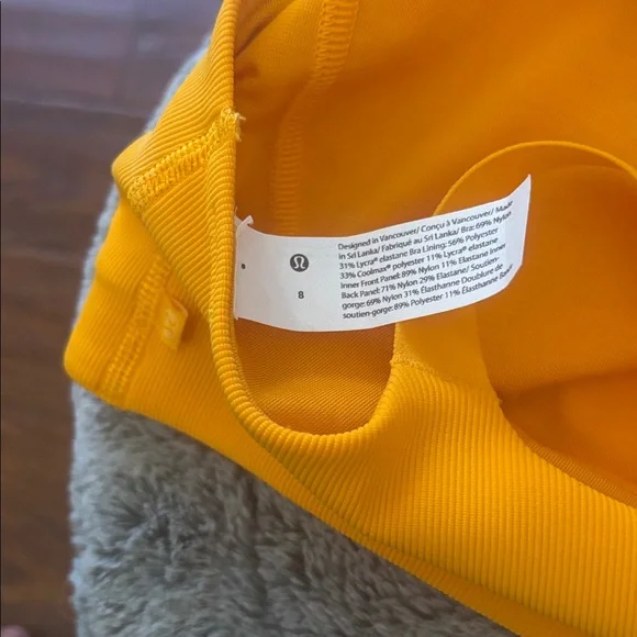 Lululemon Ribbed Train Bra*Medium Support, C/D Cups
Clementine Size 8 - Picture 6 of 6